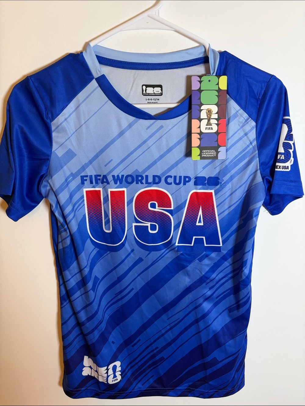 FIFA STORE USA Kids FIFA World Cup Blue Soccer Jersey - Youth Shirt